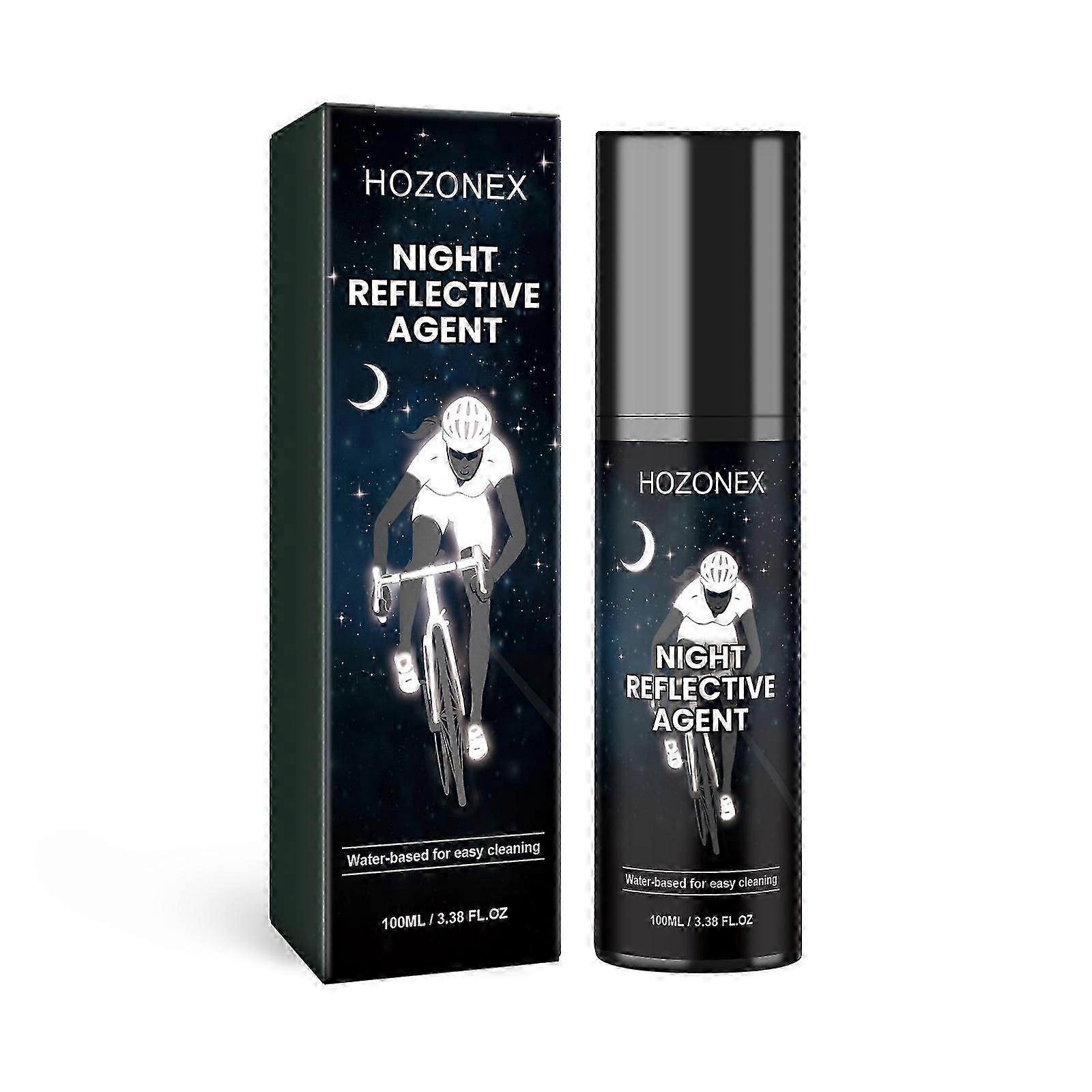 Hozonex night reflective spray, bicycle clothes luminous warning signs, environmentally friendly fluorescent night spray