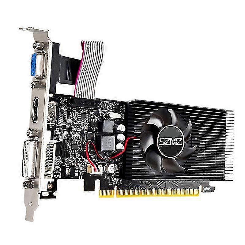 GT730 DDR3 Graphics Card with 4GB Memory, 128Bit, Low Profile with Cooling Fan for Office and Home Entertainment