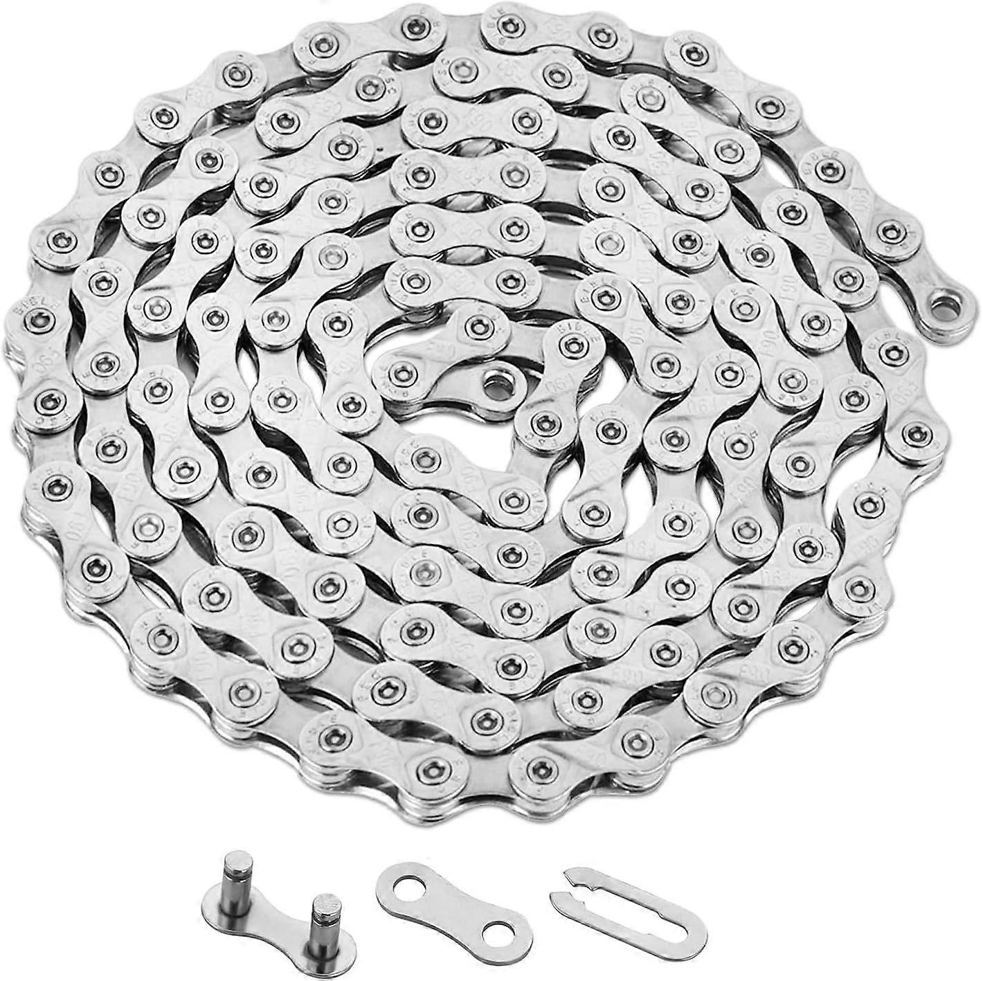 21/24/27 Speed Bike Chain Bicycle Chain Mountain Single Speed Chain,116 Links