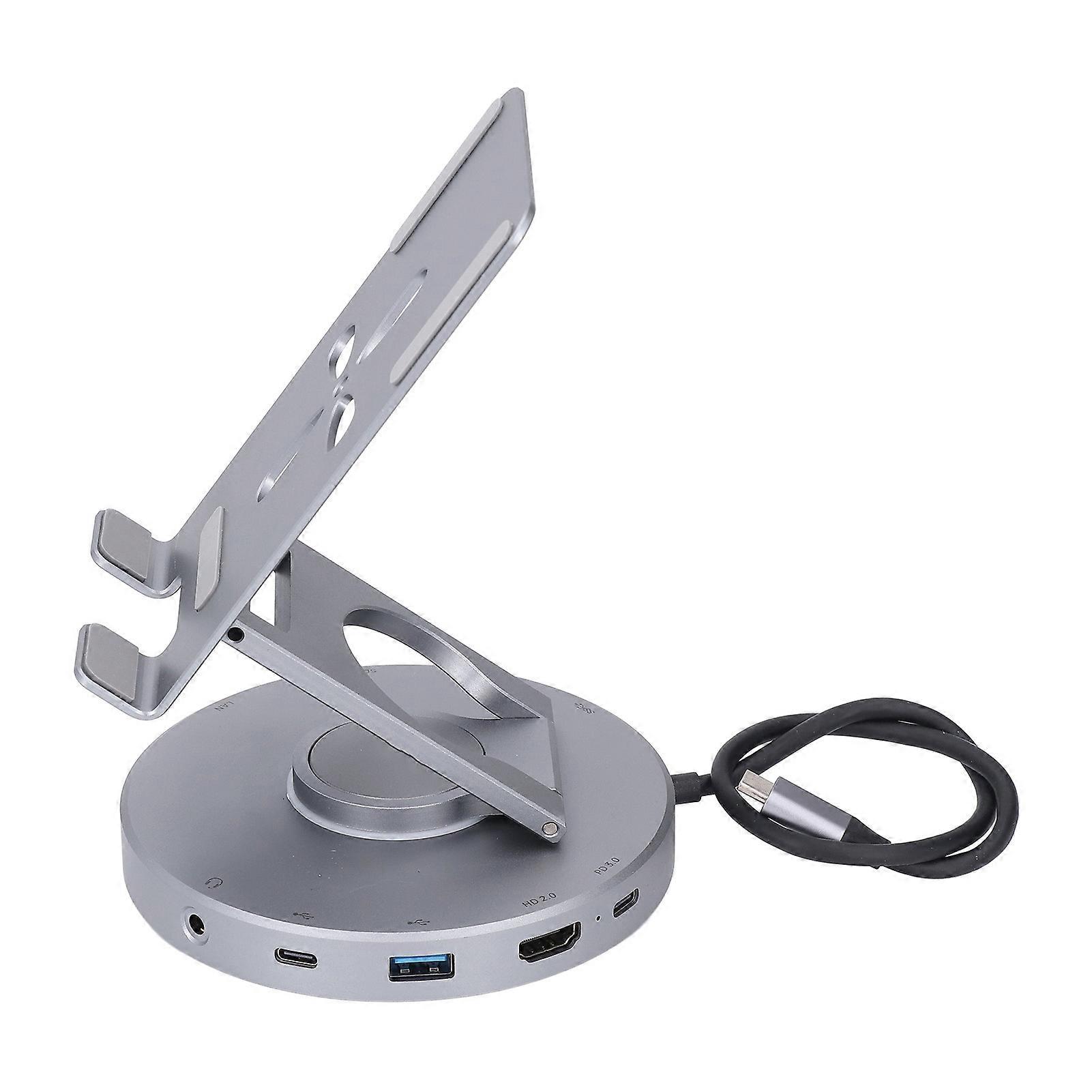 10-in-1 USB C Hub Type C M to PD, USB3.0, RJ45, HD 2.0, 512G Support