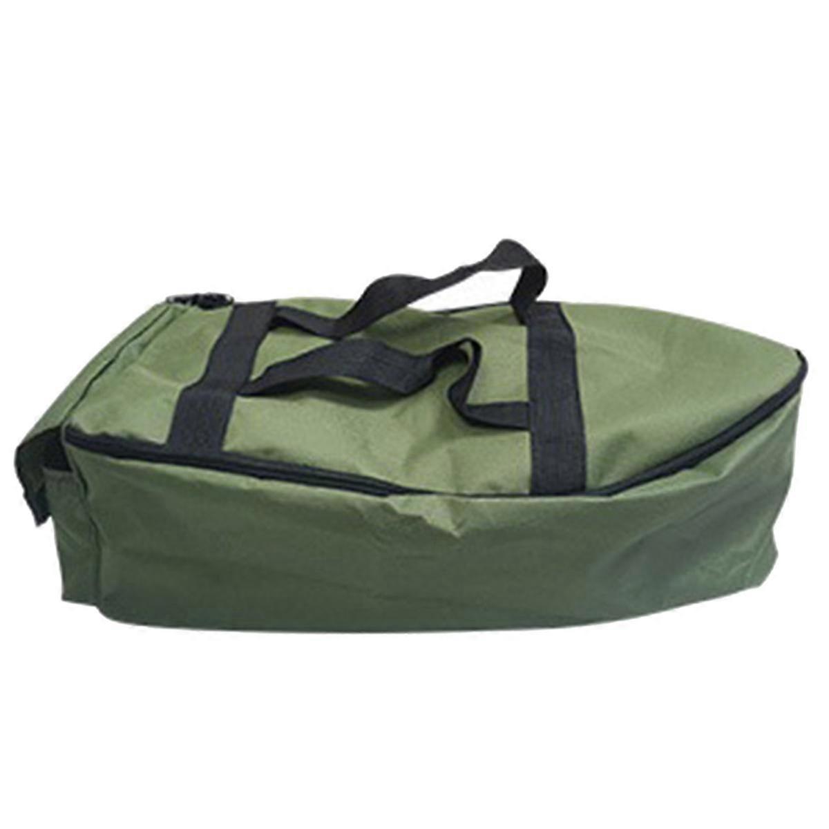 Double Zipper Carry Bag for Bait Boat Water Repellent Green