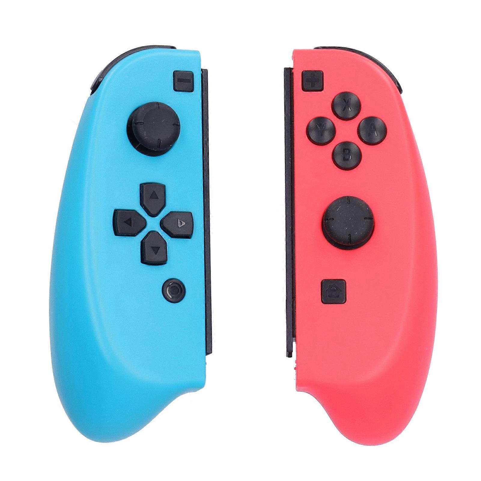 Left Blue Right Red Joypad Gamepad for Switch - Ergonomic, Plug & Play, Quick Response