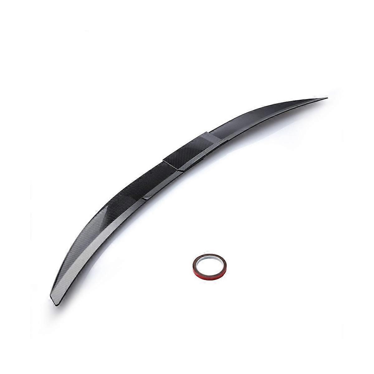 thumbnail interactive-video image 1 of ALLTIMES Adjustable Rear Trunk Spoiler Lip Roof Tail Wing - Gloss Black Universal PU Rubber 1 of 3