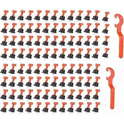 Reusable Tile Leveling System, 100Pcs Tile Leveling System DIY Tool for Wall and