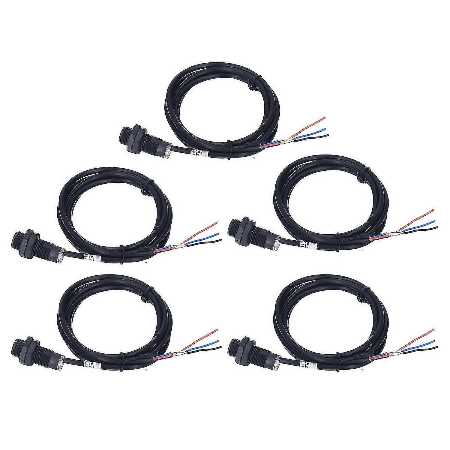 2025 Latest Model 5 Pcs Hall Effect Sensor NPN Normally Open 10mm Sensing