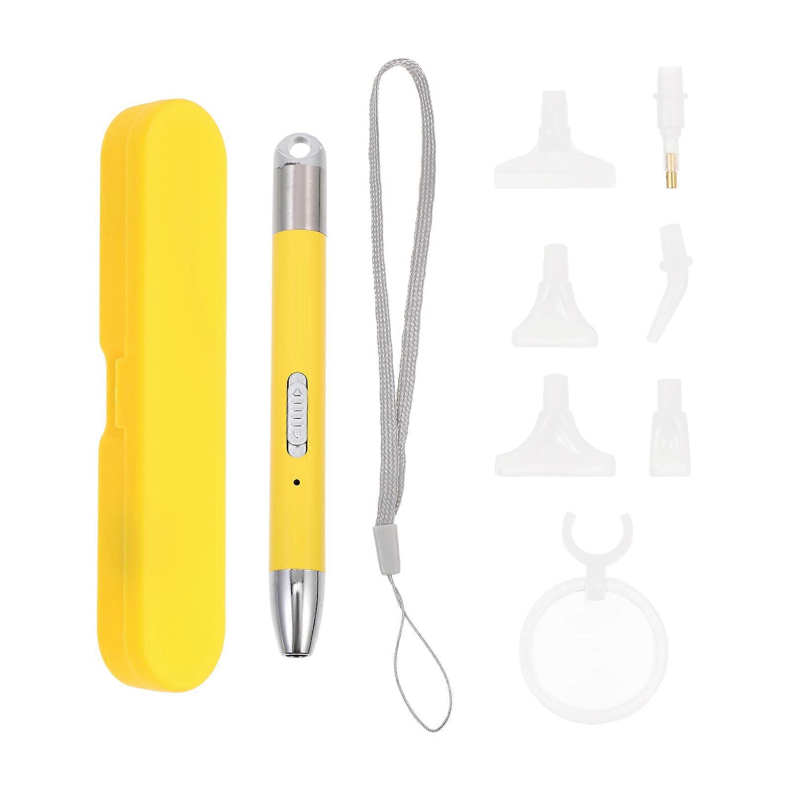 Diamond Dotting Pen for DIY Use 1Set with Stainless Steel and USB Charge