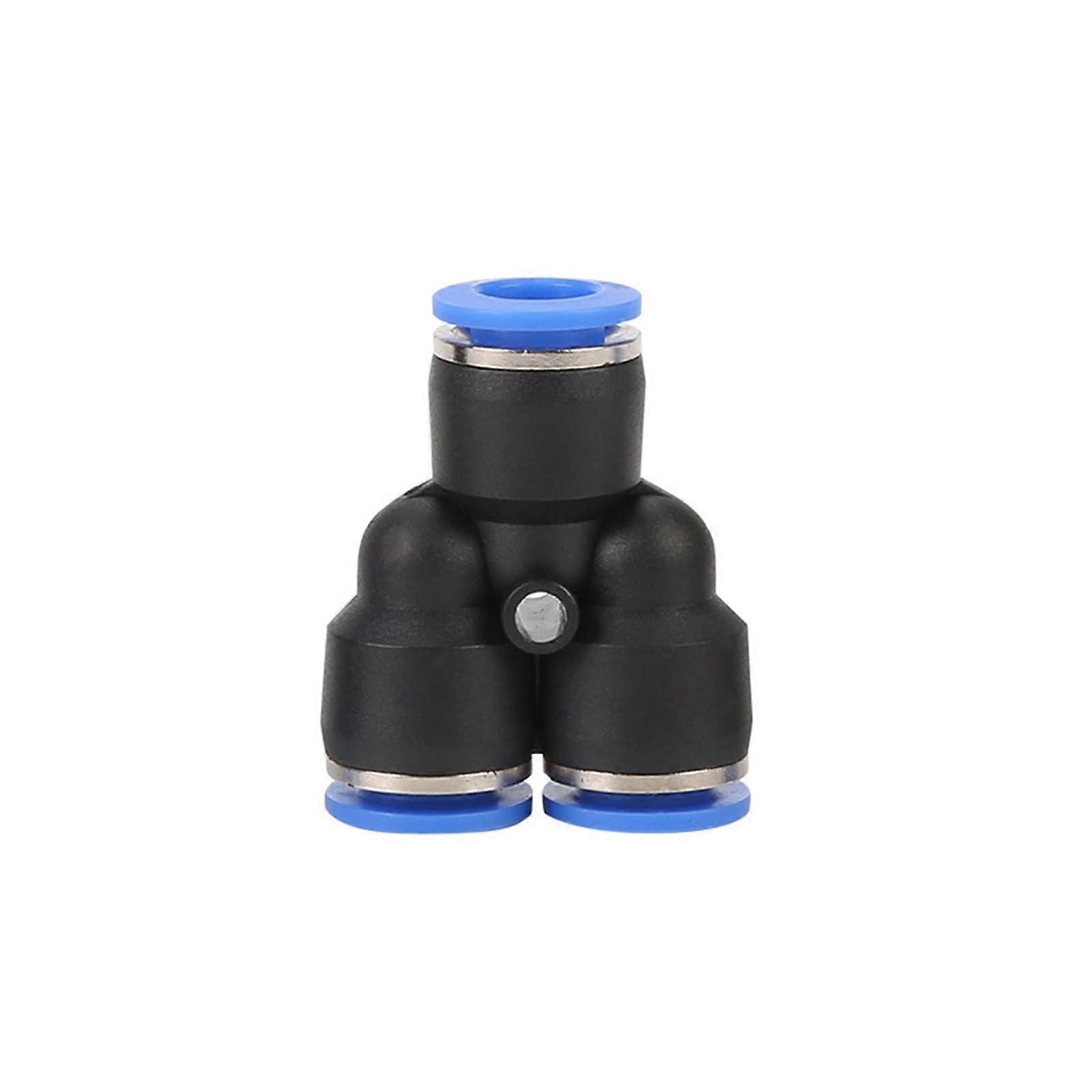 PY Y Shape Pneumatic Connector Air Fitting 3Way Plastic PushIn Hose 4/6/8/10/12/14/16mm Water Quick Connection PY10