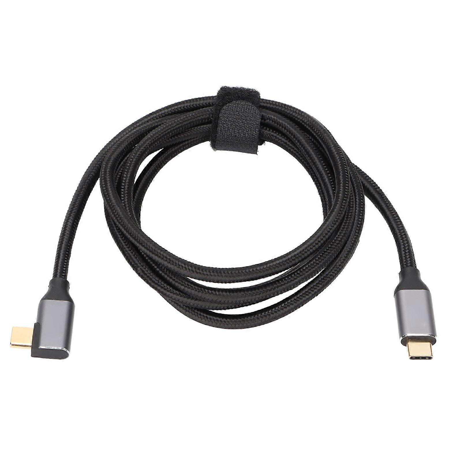 100W USB C Nylon Braided Fast Charging Cable 1.5m 10Gbps