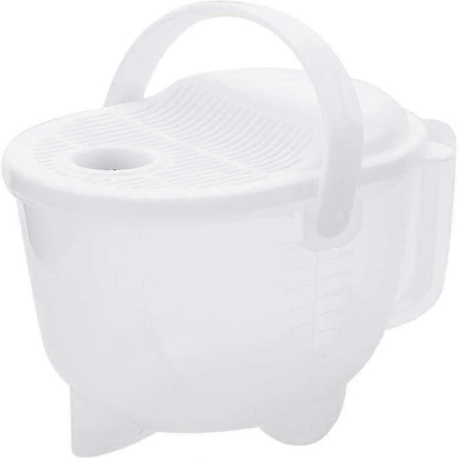 Rice Washing Strainer, Resin Material Ergonomical Handle Fruit Washer Tool