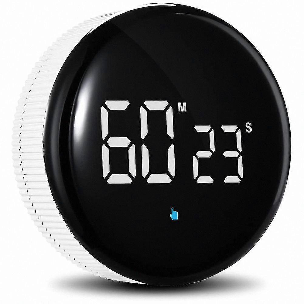 Rechargeable Kitchen Timer with Magnetic Function, LED Display Productivity Tool, Digital Classroom Visual Timer