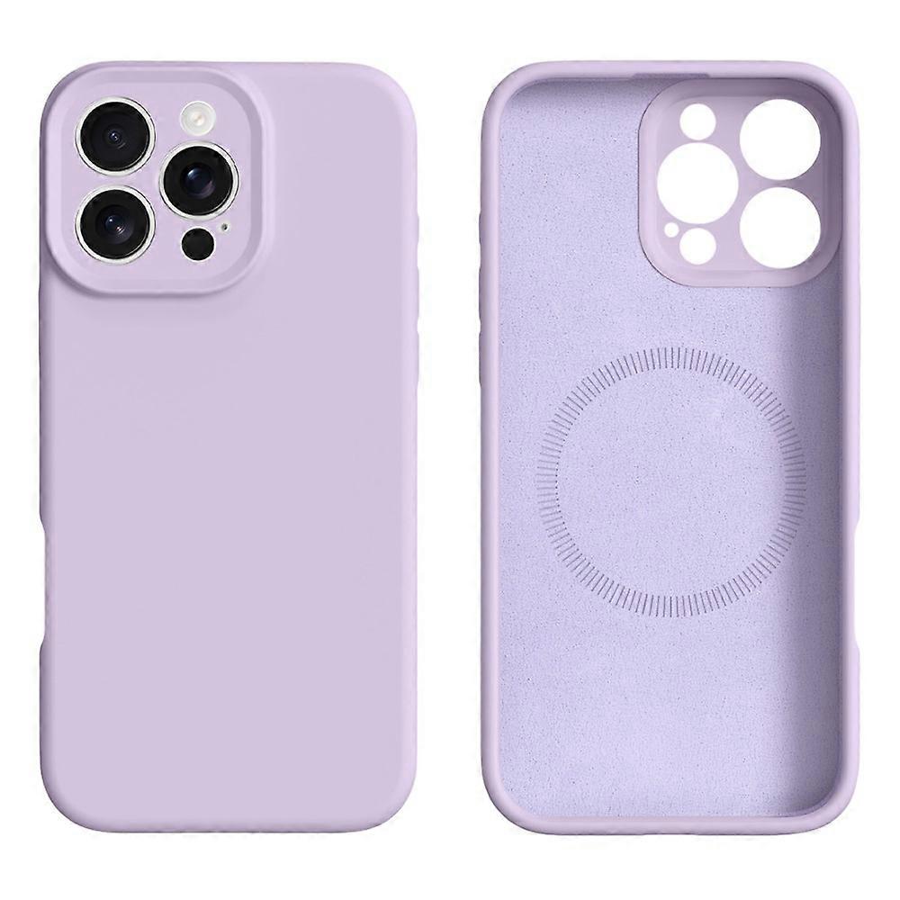 Compatible For iPhone 16 Pro Case Compatible with MagSafe Precise Cutouts Liquid Silicone Protective Back Cover