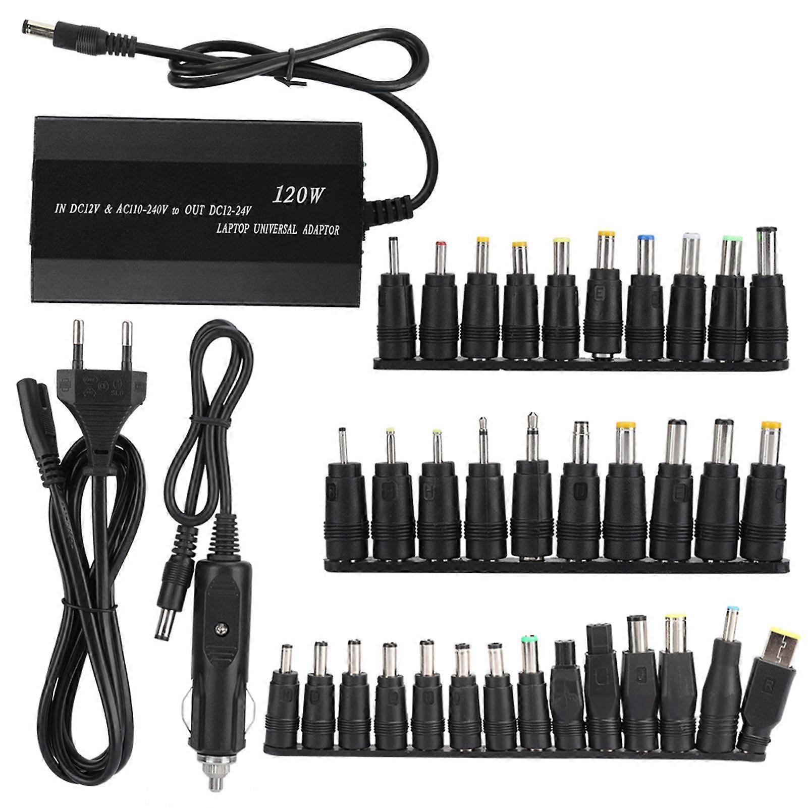 90W Home/Car Use Universal Notebook Power Adapter With 34 DC Connectors