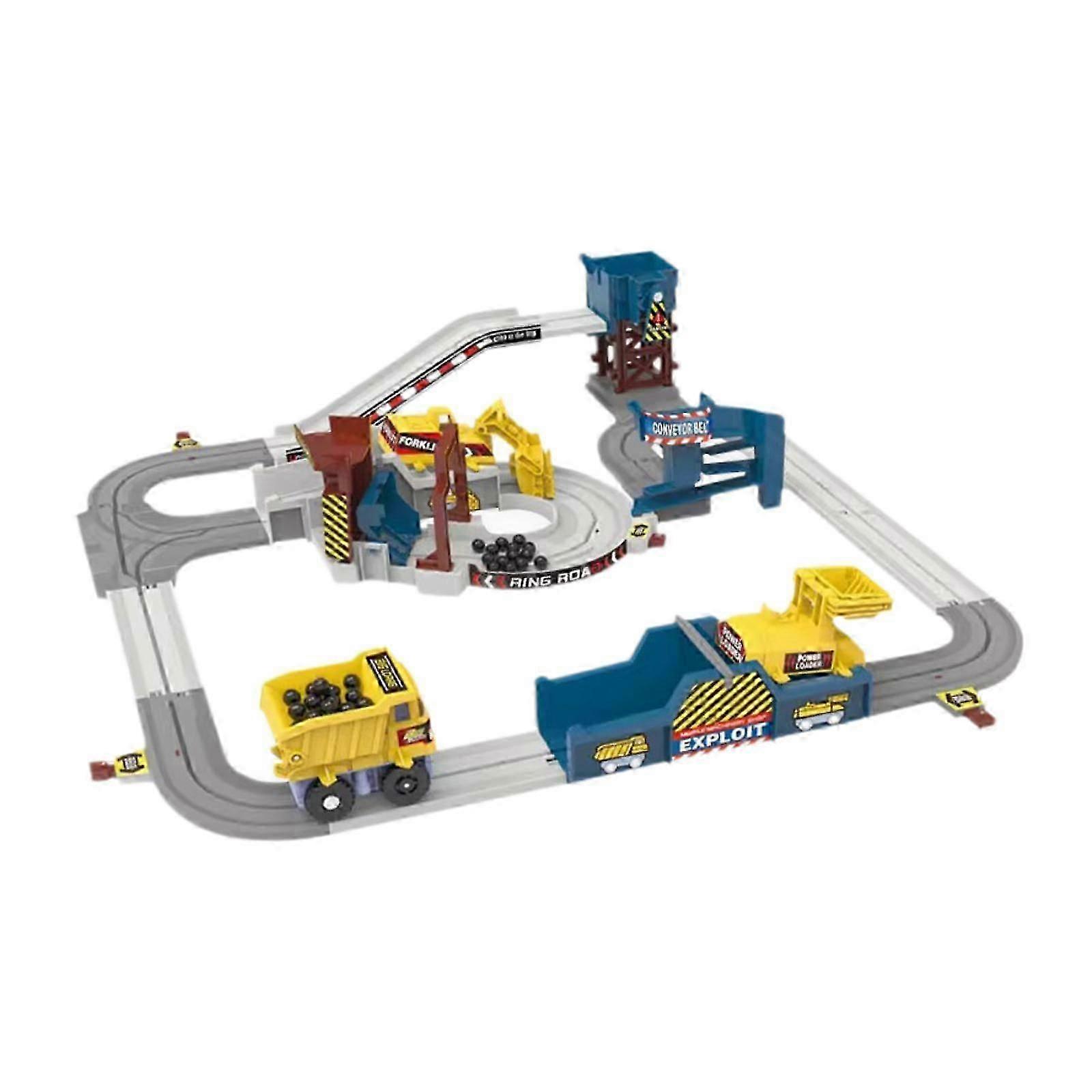 Quarry Engineering Train Set Engineering Rail Car Playset Educational