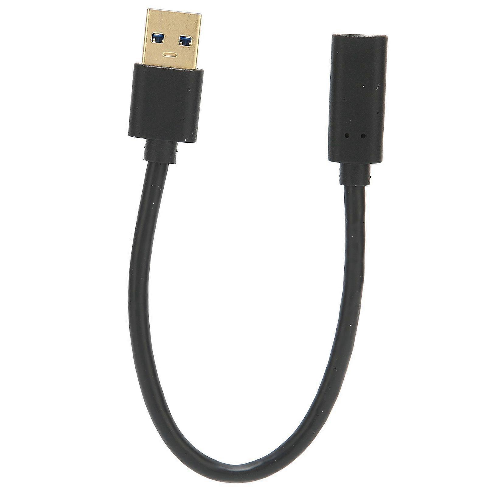 Usb Type C Cable 20cm Gold Plated USBA to USBC Charging Adapter Data Cable for Laptop PC