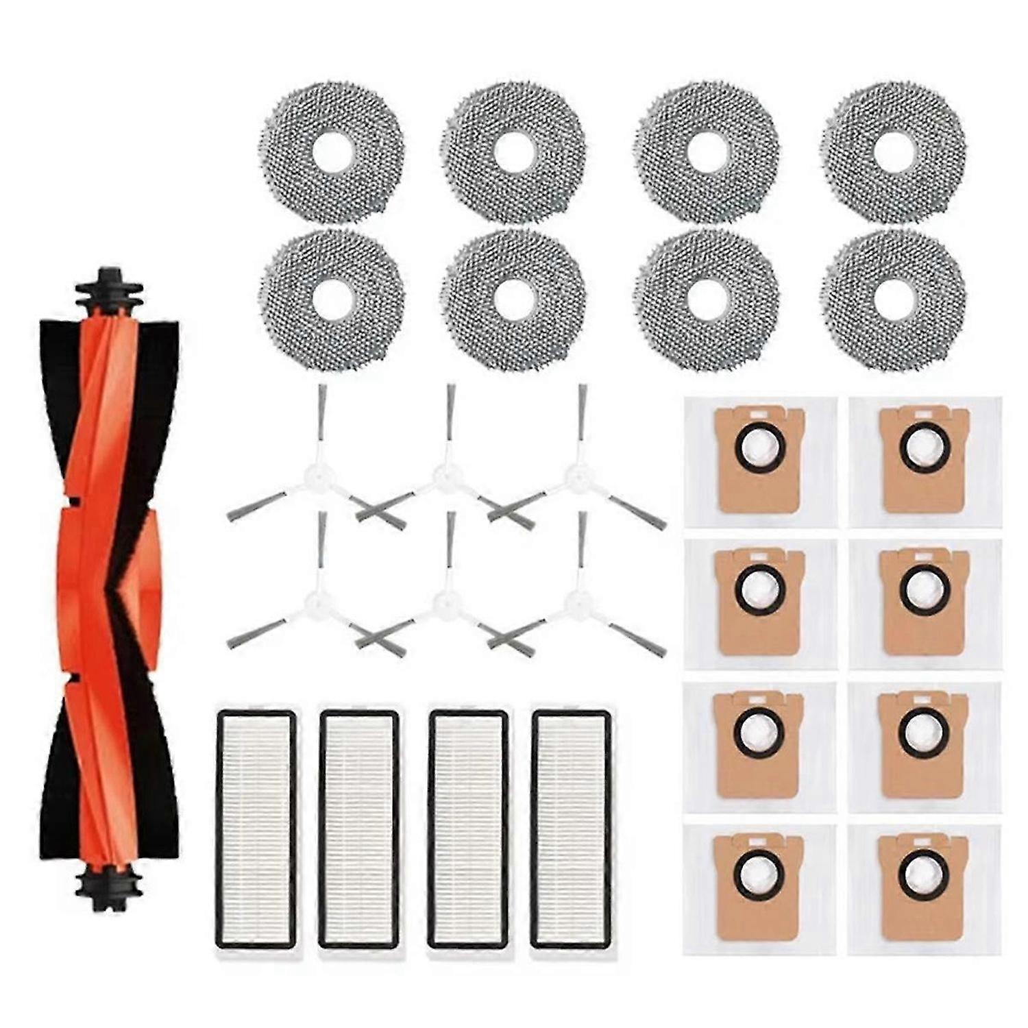 For Robot Vacuum X20 + /X20 Plus Dust Bag Mop Cloth Accessories Main Side Brush Hepa Filter Replacem