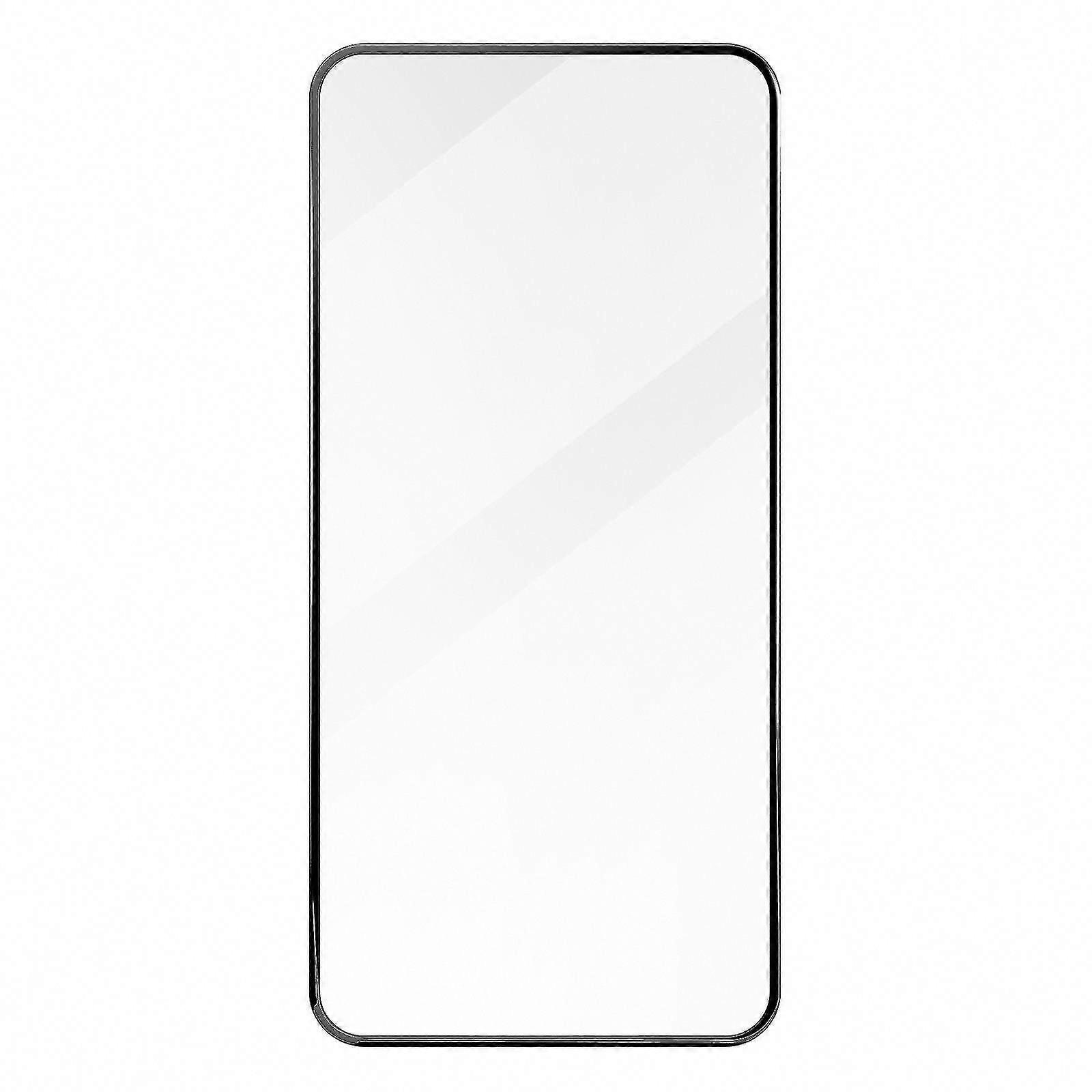Honor X8 9H Tempered Glass Screen Protector Full Glue Sloped Edges Black Contour for Enhanced Protection