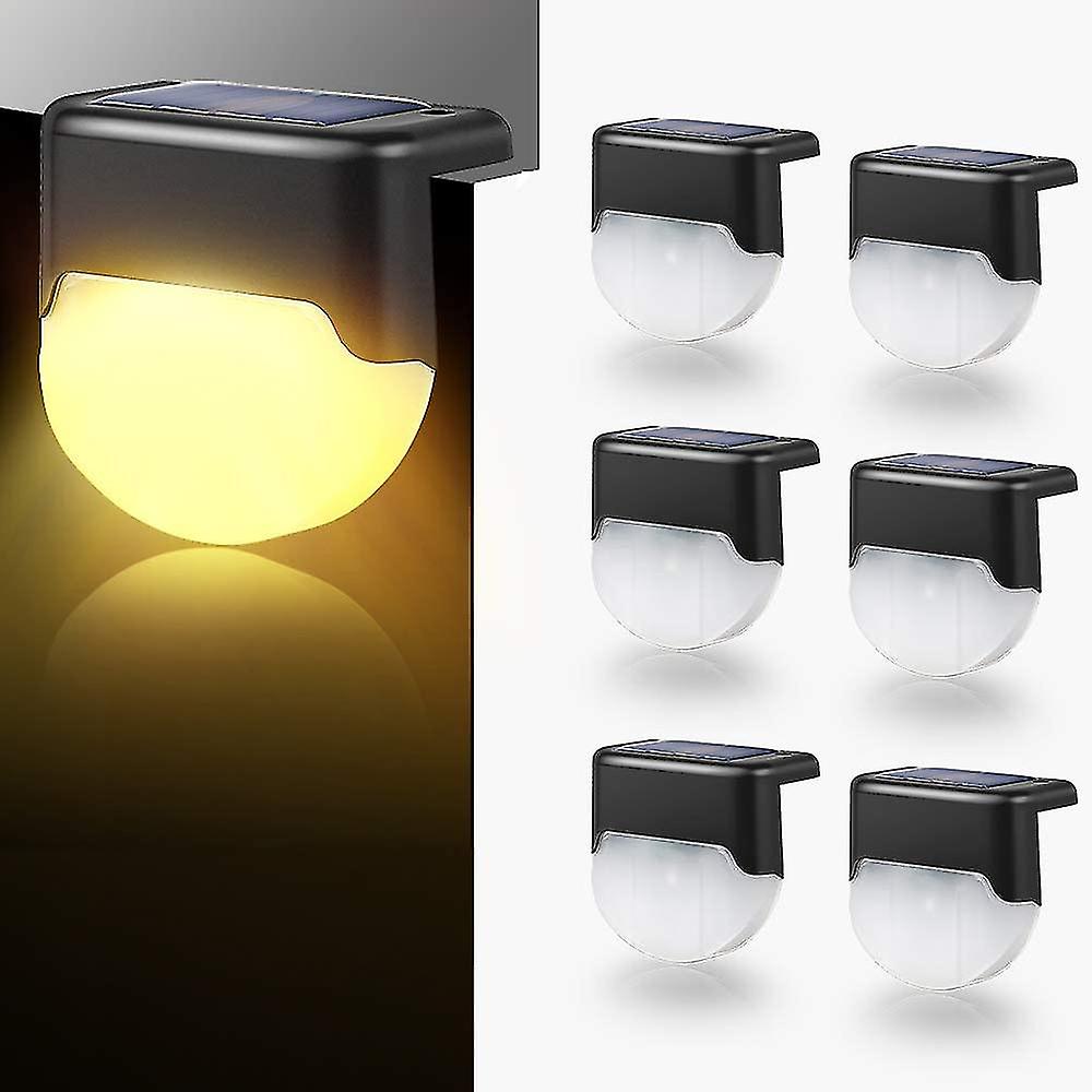 6 Pieces Of Solar Deck Lights, Automatic Switch, Suitable For Courtyards