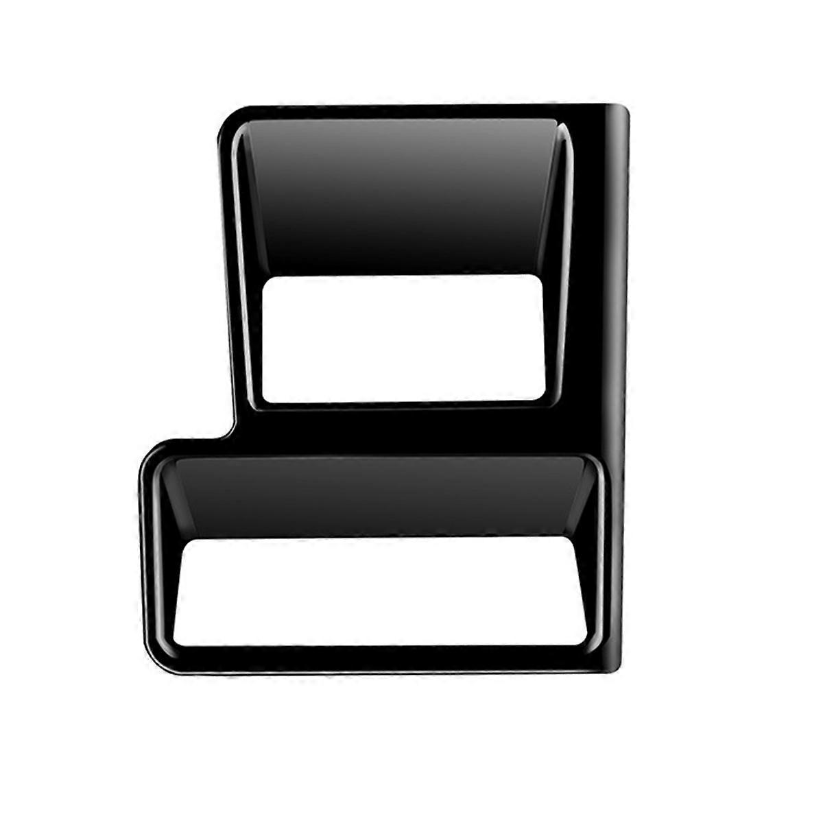 Car Button Frame Trim Cover for ,Bright Black,RHD