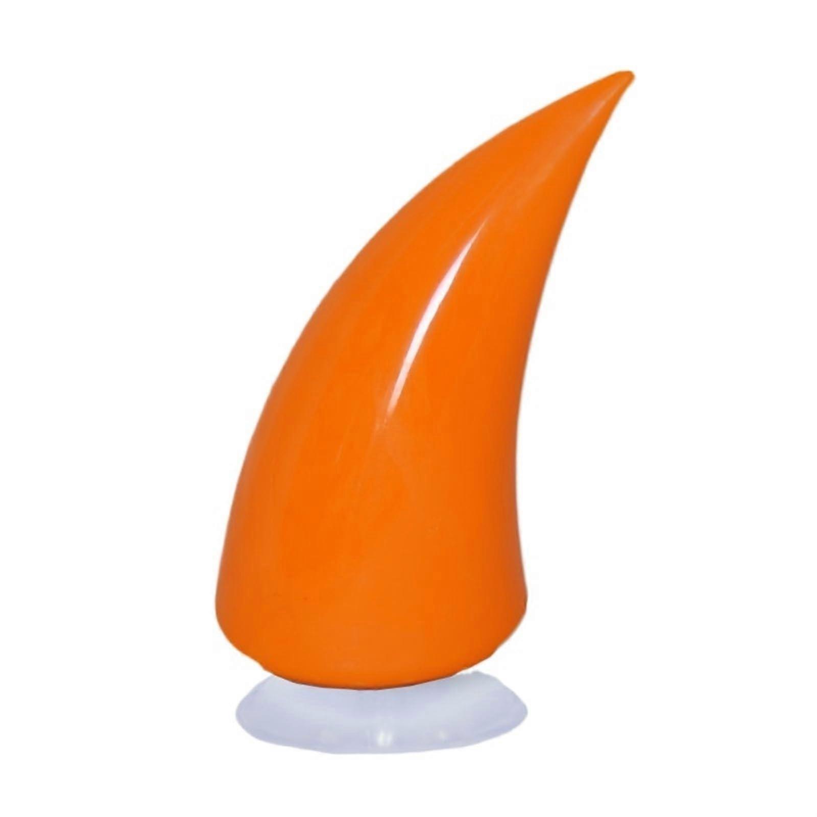 Motorcycle Helmet Horns 2Piece Set Large Long Devil Horns For Universal Motorcycle Helmets Orange