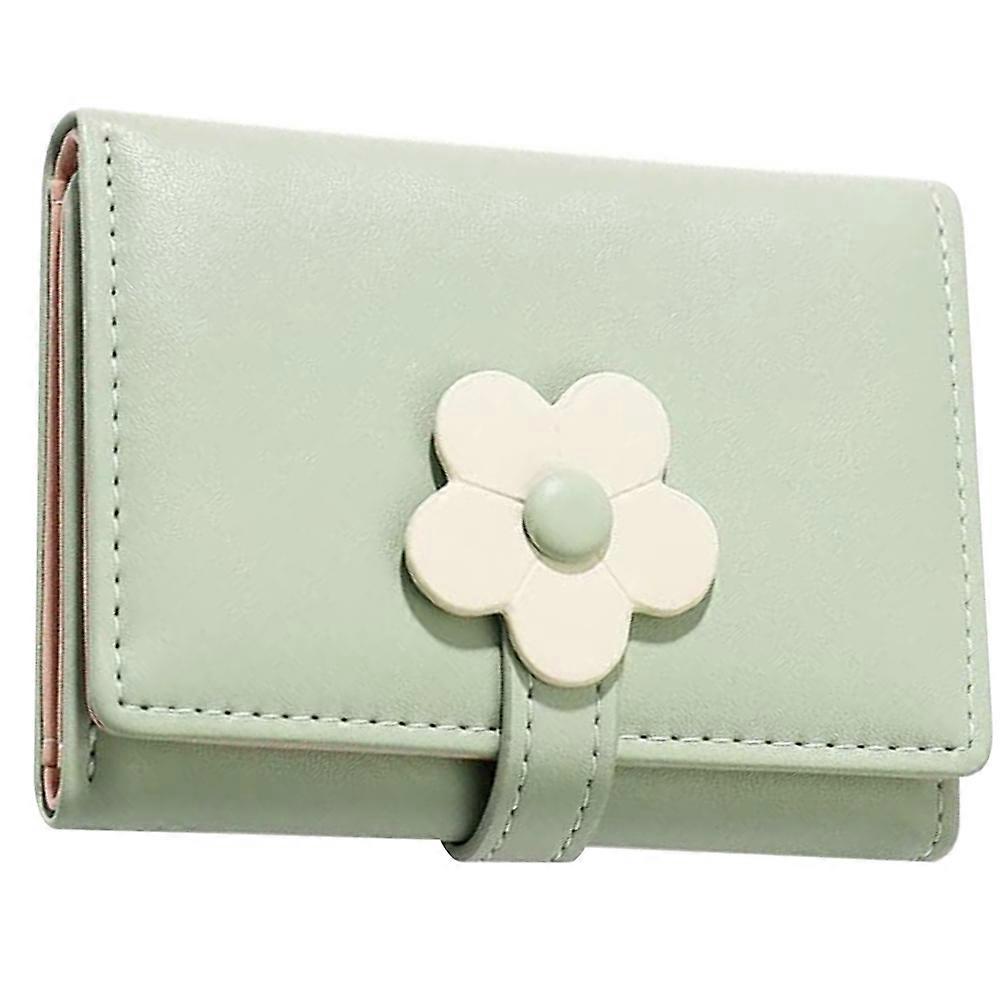 Flower Pattern Wallet Korean Style Coin Purse for Storage Use 4Pcs