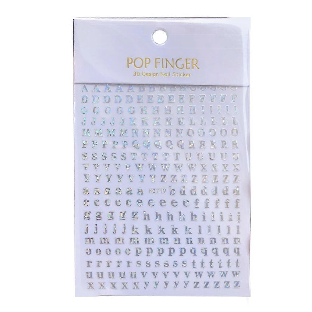 26 Letters Uppercase Lower Case Letters Self Adhesive Stickers for Envelopes