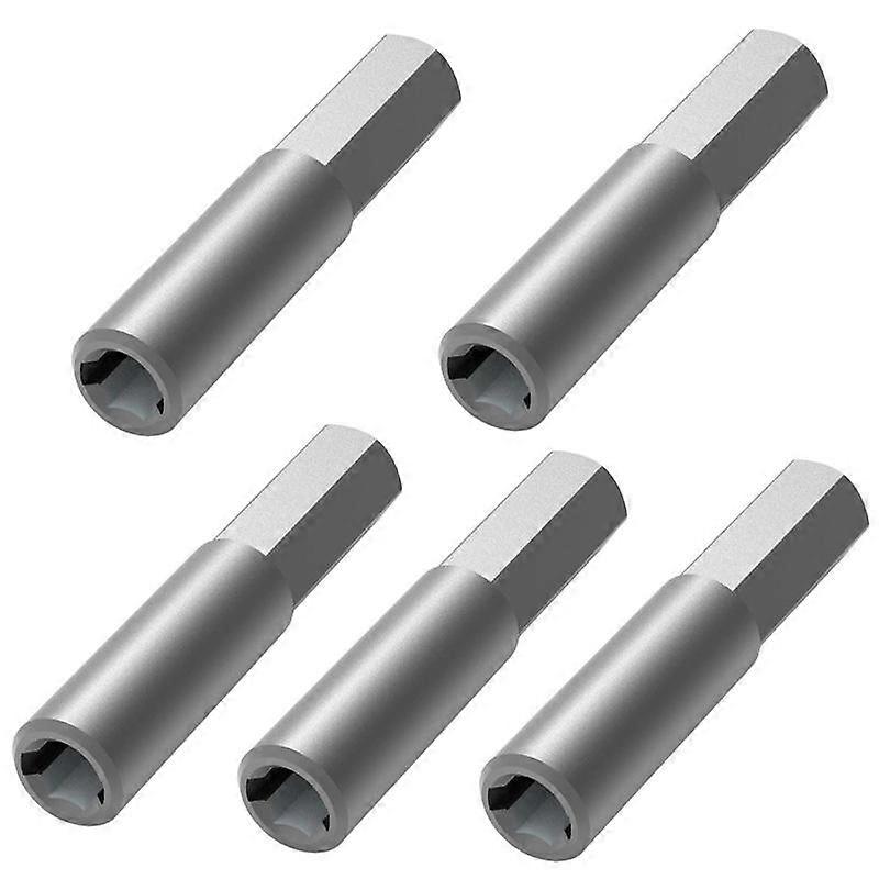 Multi-Function Bit Adapter Screwdriver Bit Accessories 5pcs 6.35mm To 4mm