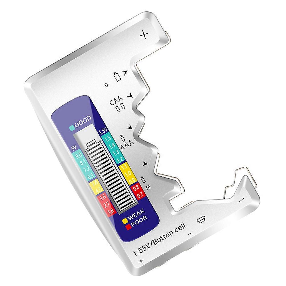 Battery Checker Portable Battery Testing Device for Durable Use 2Pcs