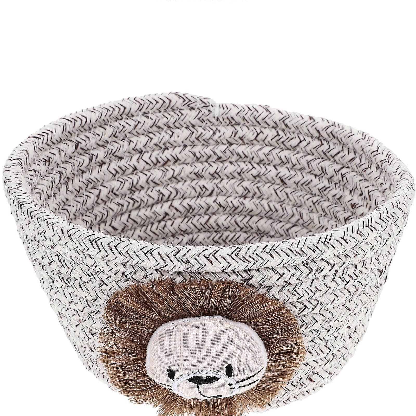 Woven Basket Small Basket for Organizing 2Pcs Storage Decorative Bin