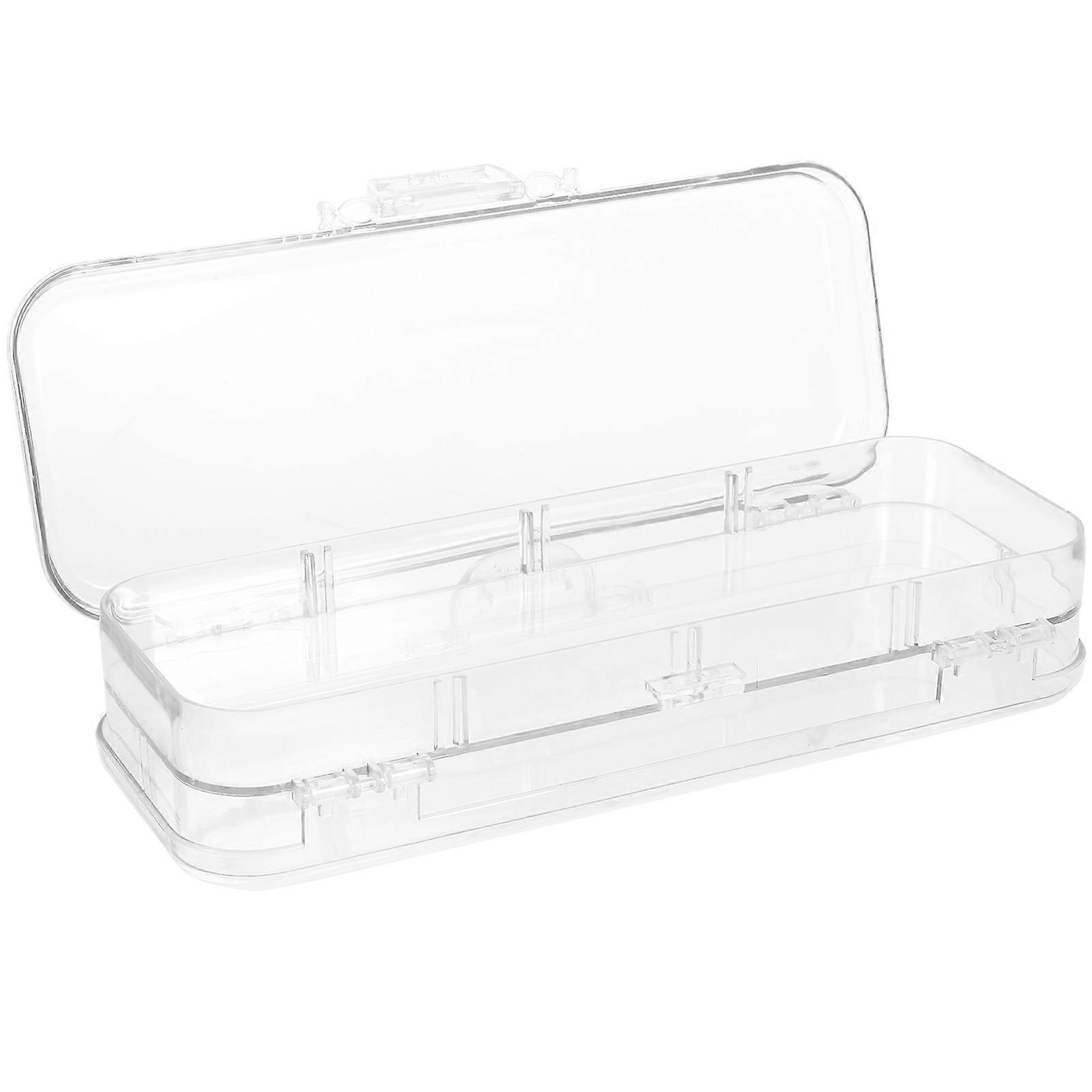 Transparent Pencil Case for Large Capacity with 5Pcs Stationery Boxes