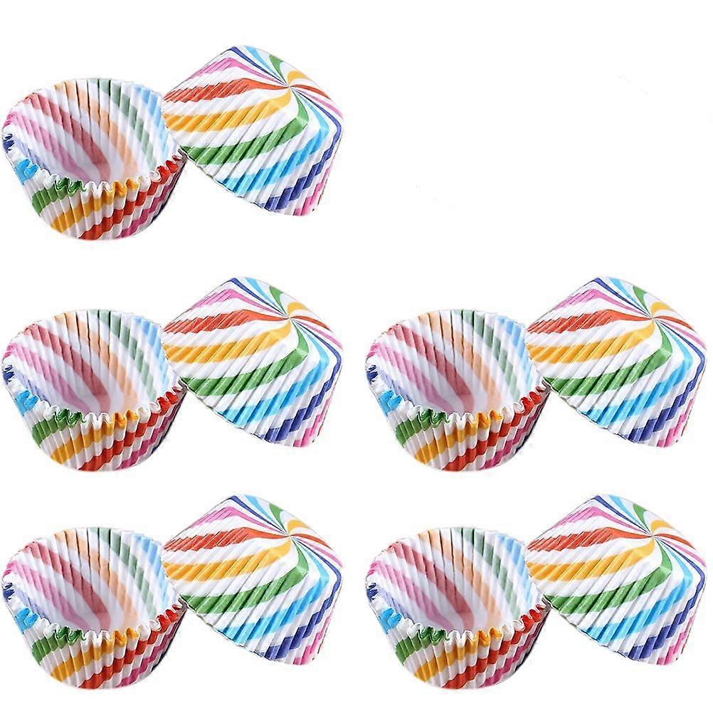 Multi Color Cupcake Liners Paper for Party Baking 100Pcs