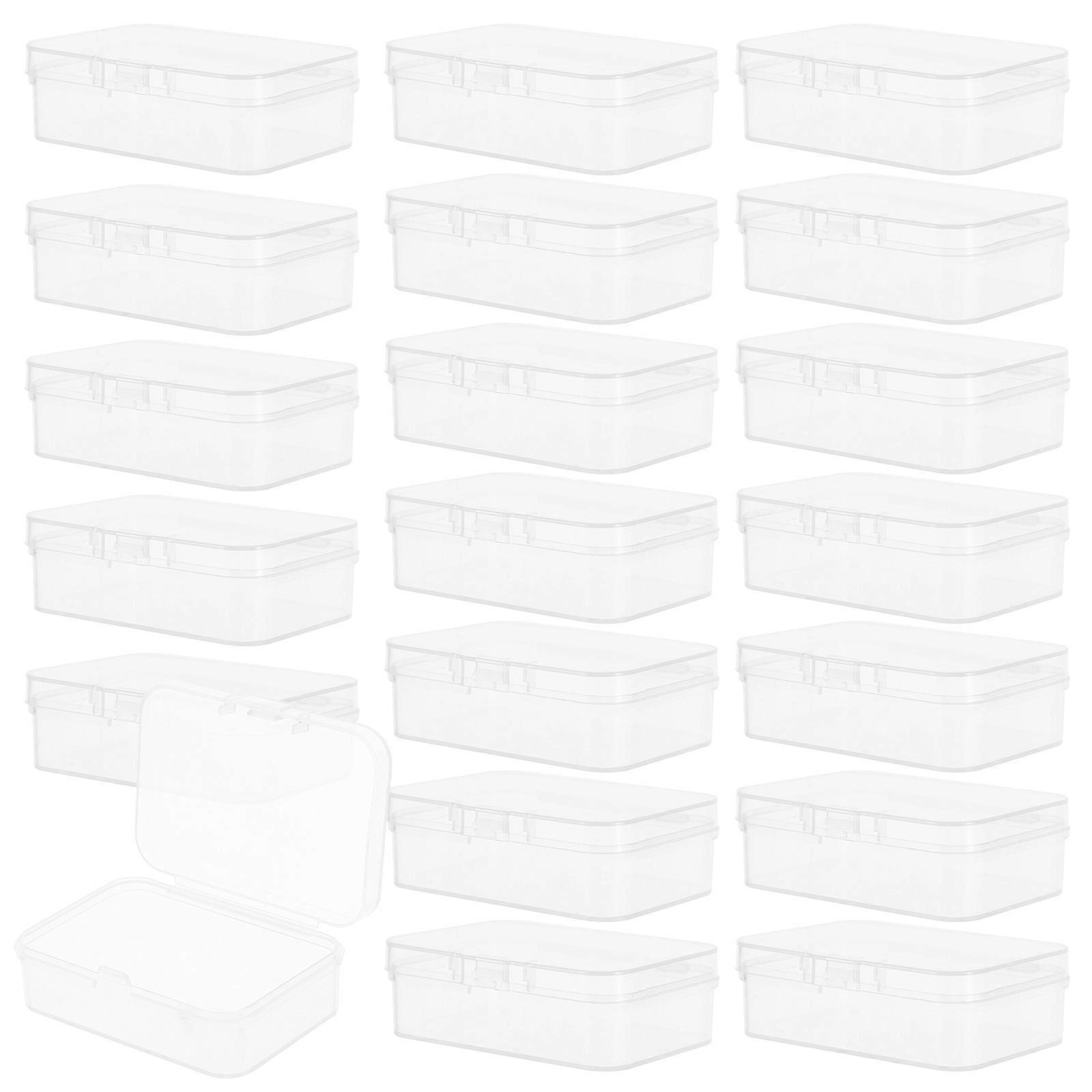 Plastic Small Storage Box with Lid for Storage Use 20Pcs