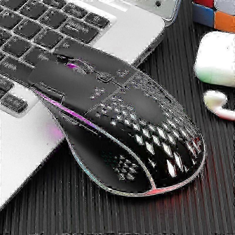 Wireless Mouse Rechargeable Honeycomb Wireless Gaming Mouse