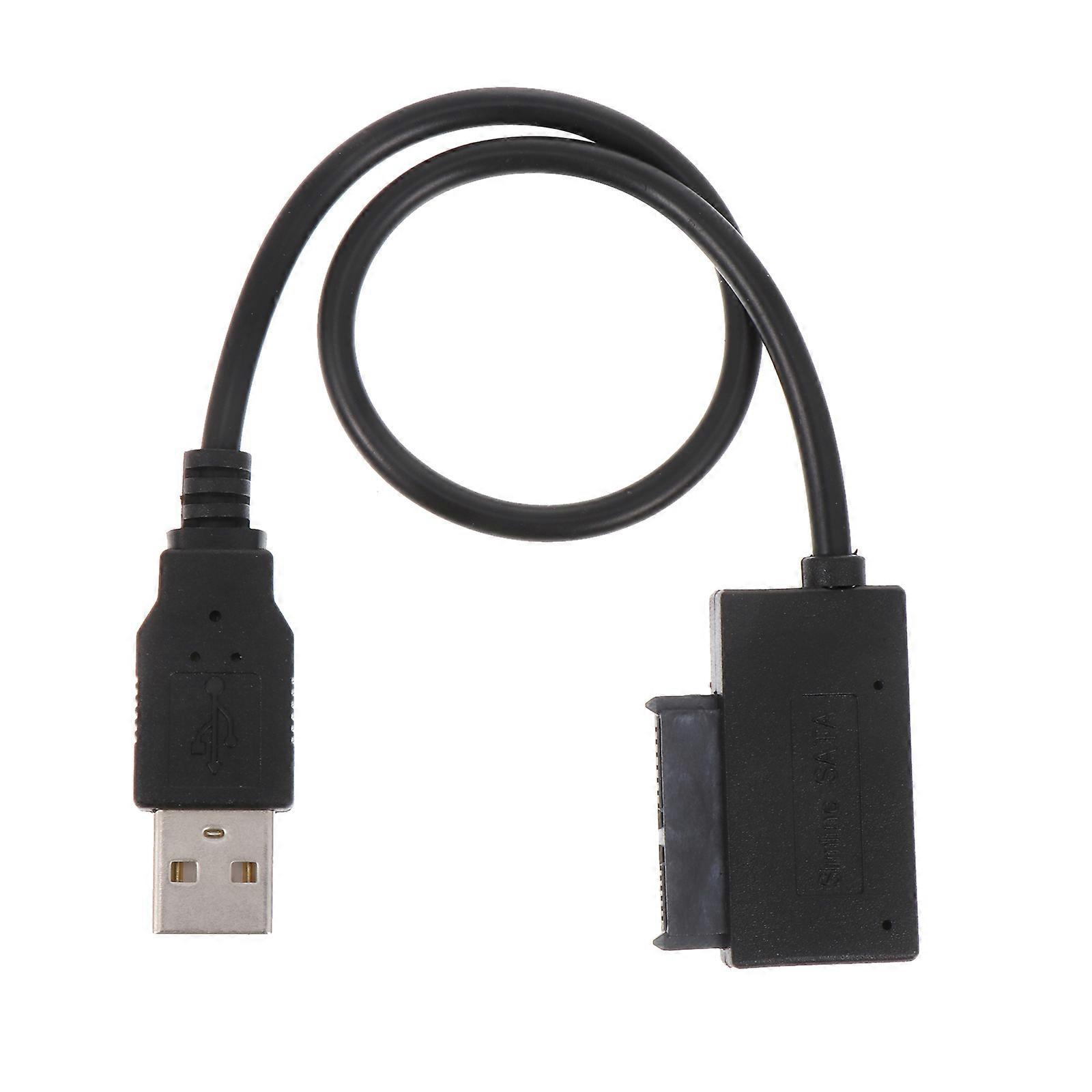USB Easy Laptop Cd-ROM Cable for Computer 2Pcs to USB Wire