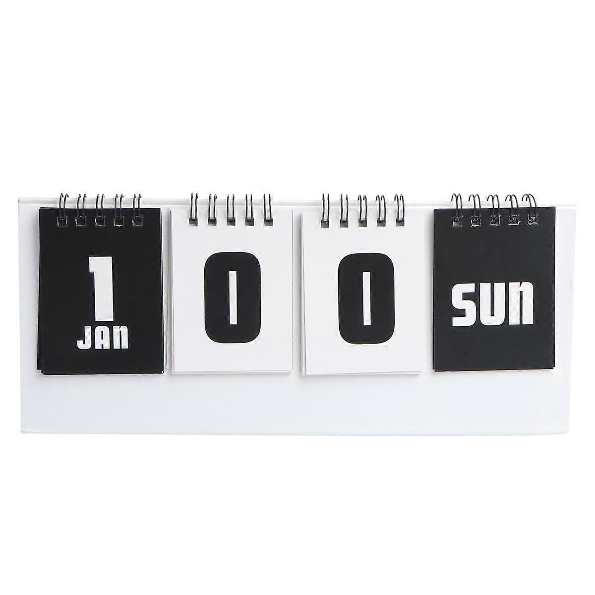 Countdown Calendar Desk Calendar for Counting Time 3Pcs Reversible Design