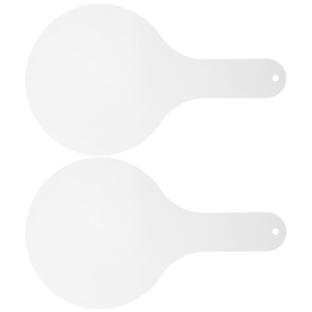 Handheld White Board 10 Pcs Dry Erase Paddle Ideal For Students Classroom Participation Rounded Corners Smooth Edges