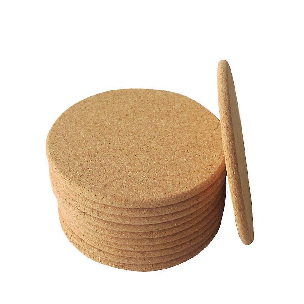 Insulation Coasters Cork Cup Pads for Drinks 16Pcs Non-Slip Waterproof Bar