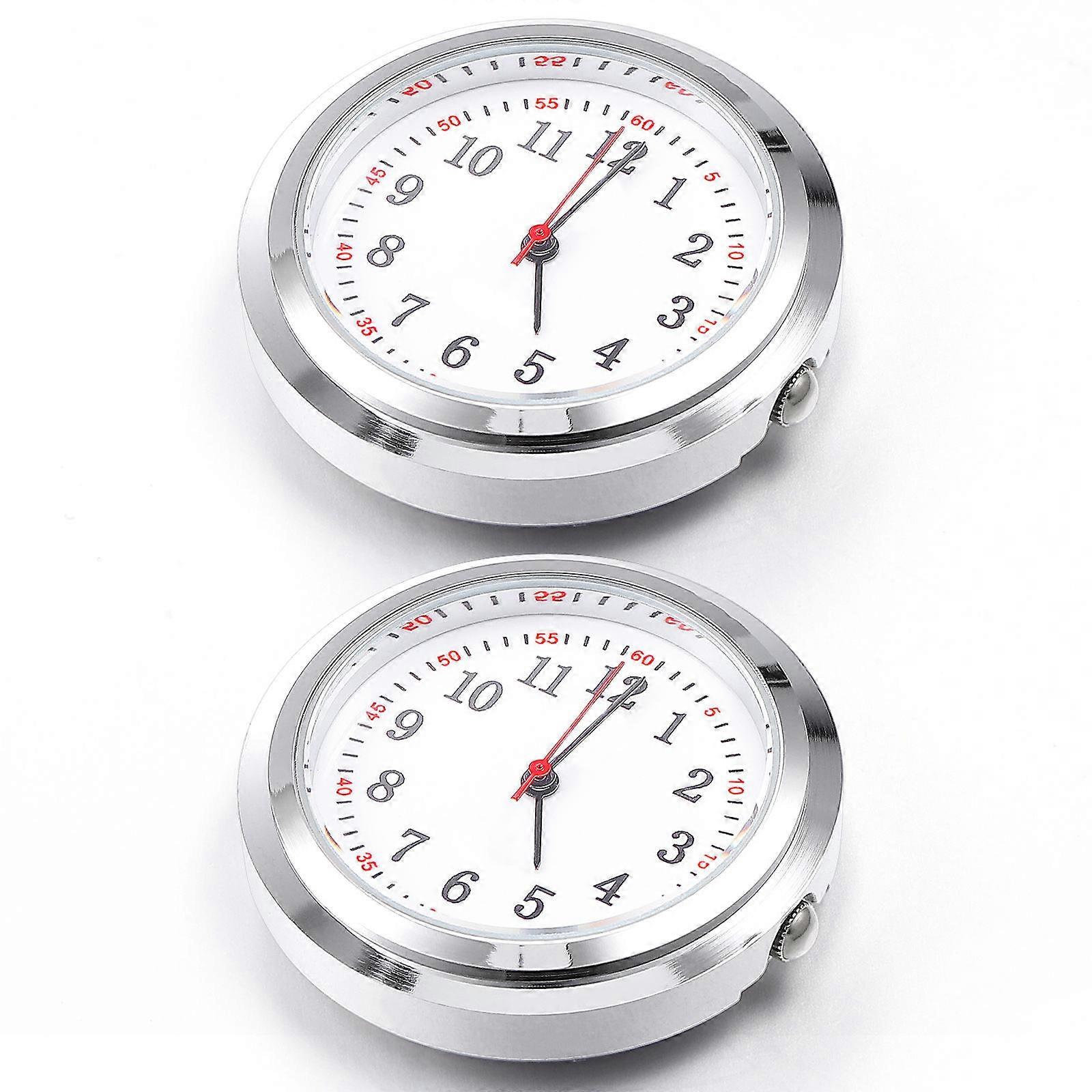 Silver Pocket Watch Dial for Practical Use 4Pcs Creative Quartz Nurse Dial