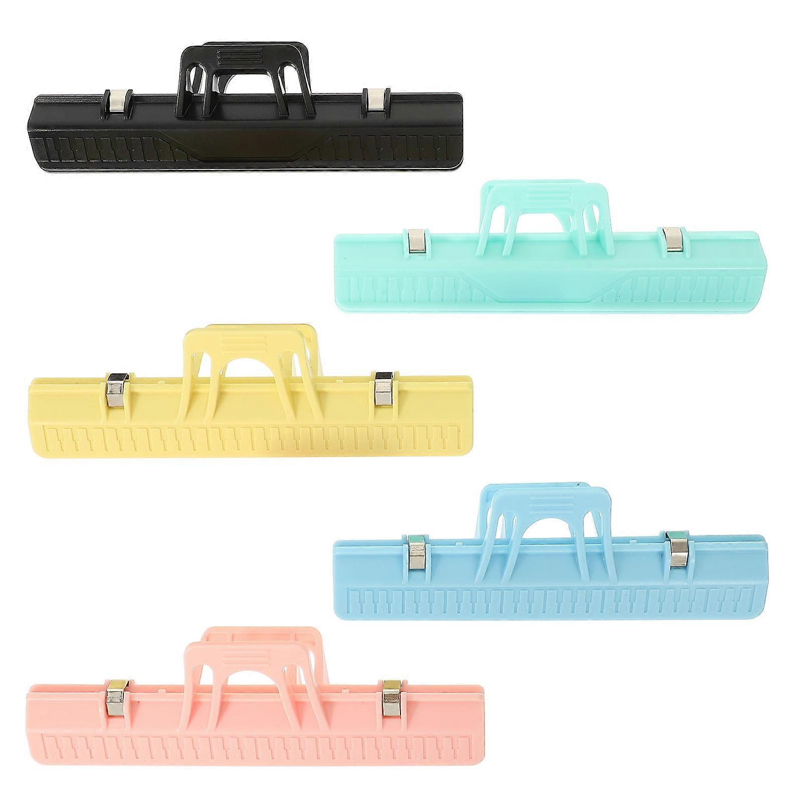 Sheet Clips Book Page Clip Practical Books Peach Pink 5Pack