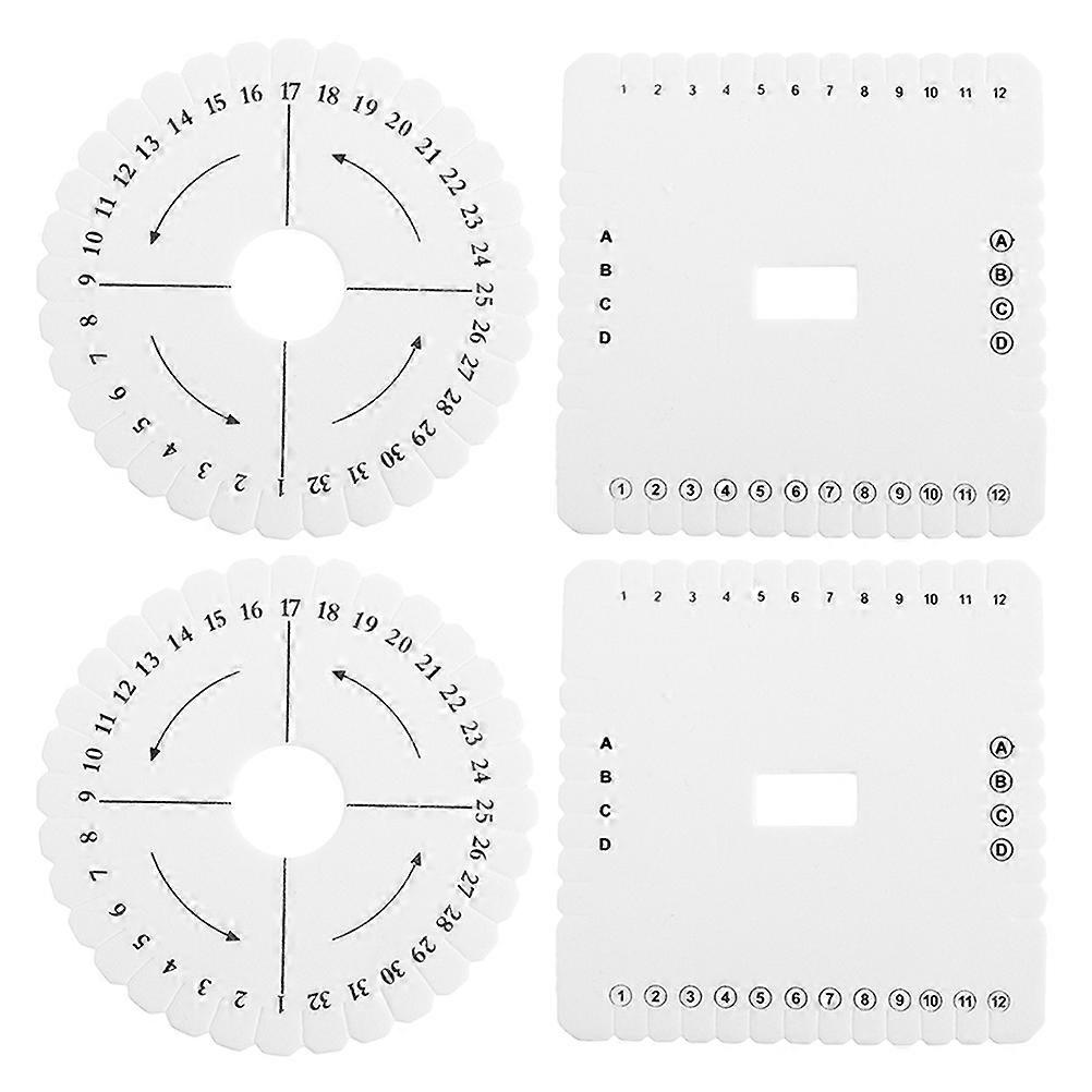 Hand Embroidery Tool Beading Cord Disc for Braiding 8Pcs Set