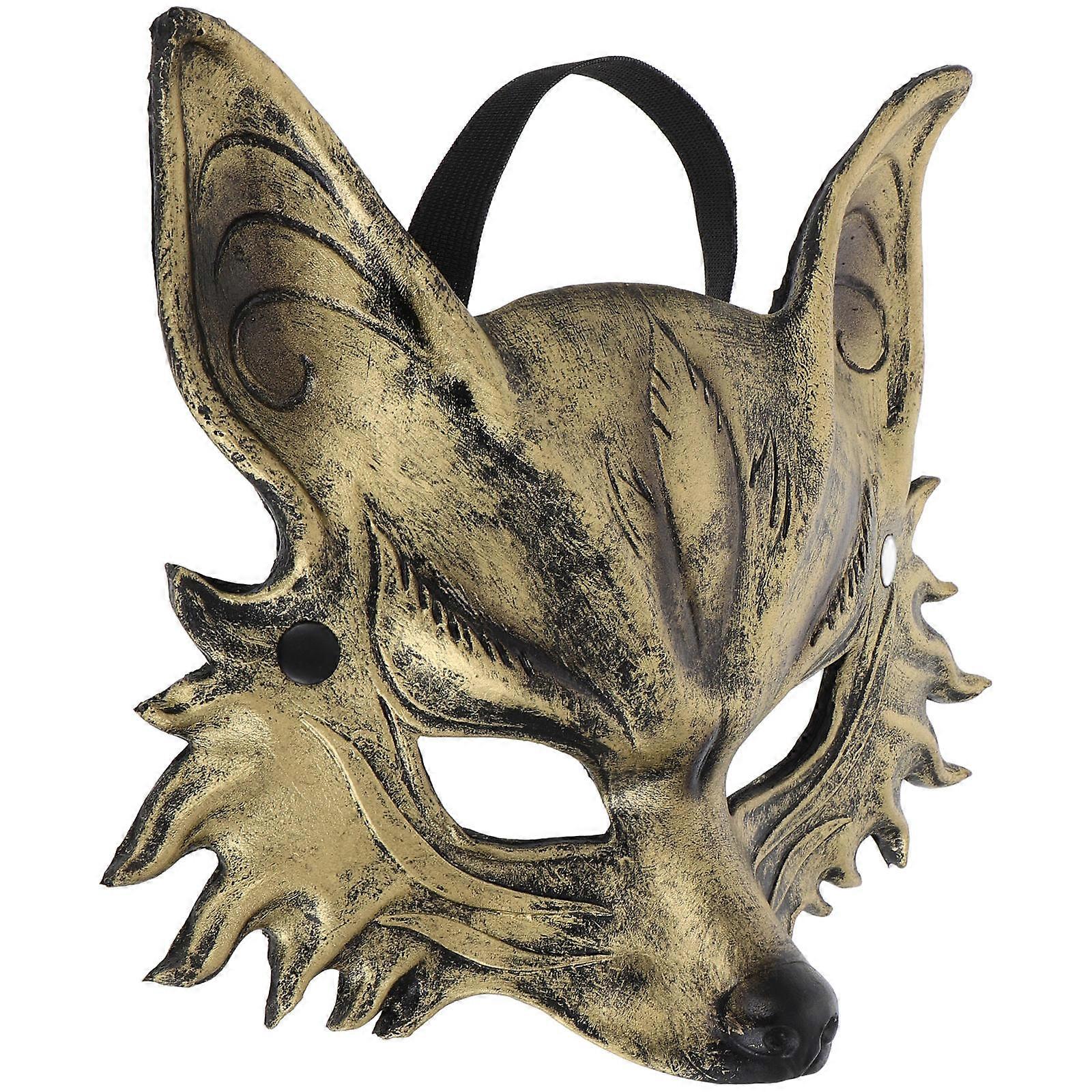 Realistic Appearance Animal Mask For Scary Party Activities Featuring Unique Wolf Shape 2Pcs
