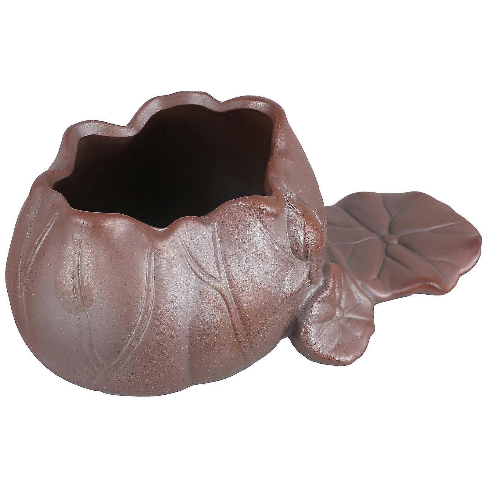 Hydroponic Flowerpot Ceramic Flowerpot Water Lily Planter 5Pcs Pack