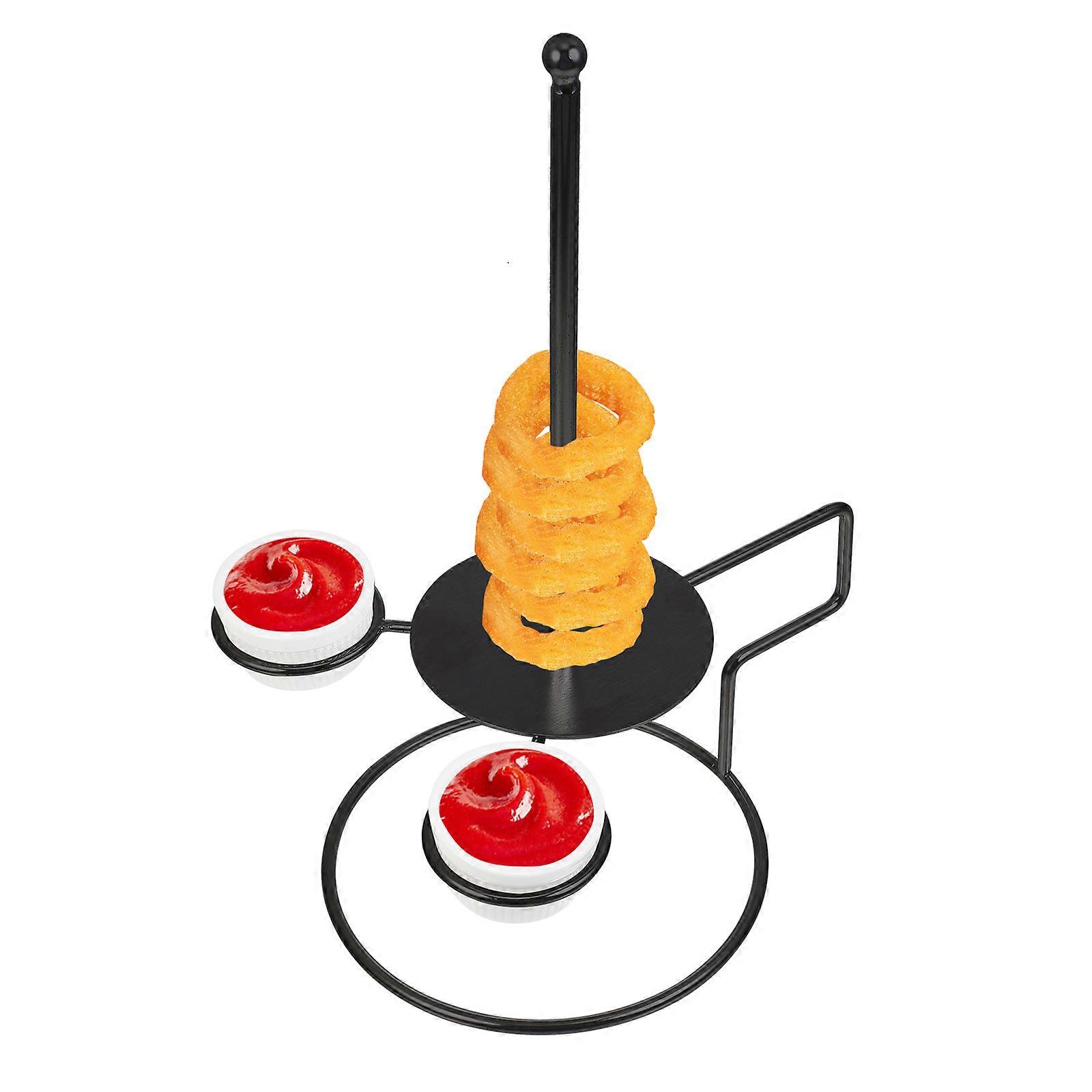 Small Snack Donut Shelf for Presentation 1Set Stainless Donut Shelf for Parties