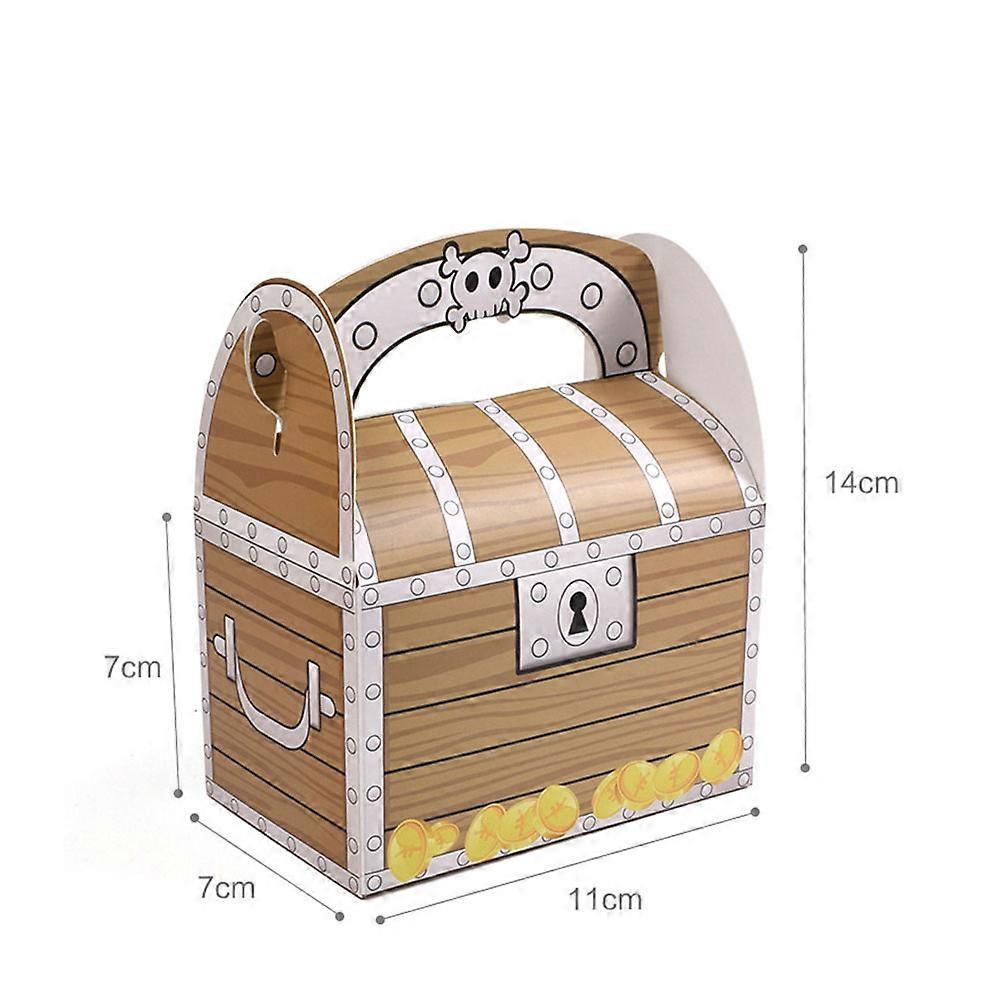 Candy Gift Boxes Paper Pirate Gift Box for Storage 12Pcs