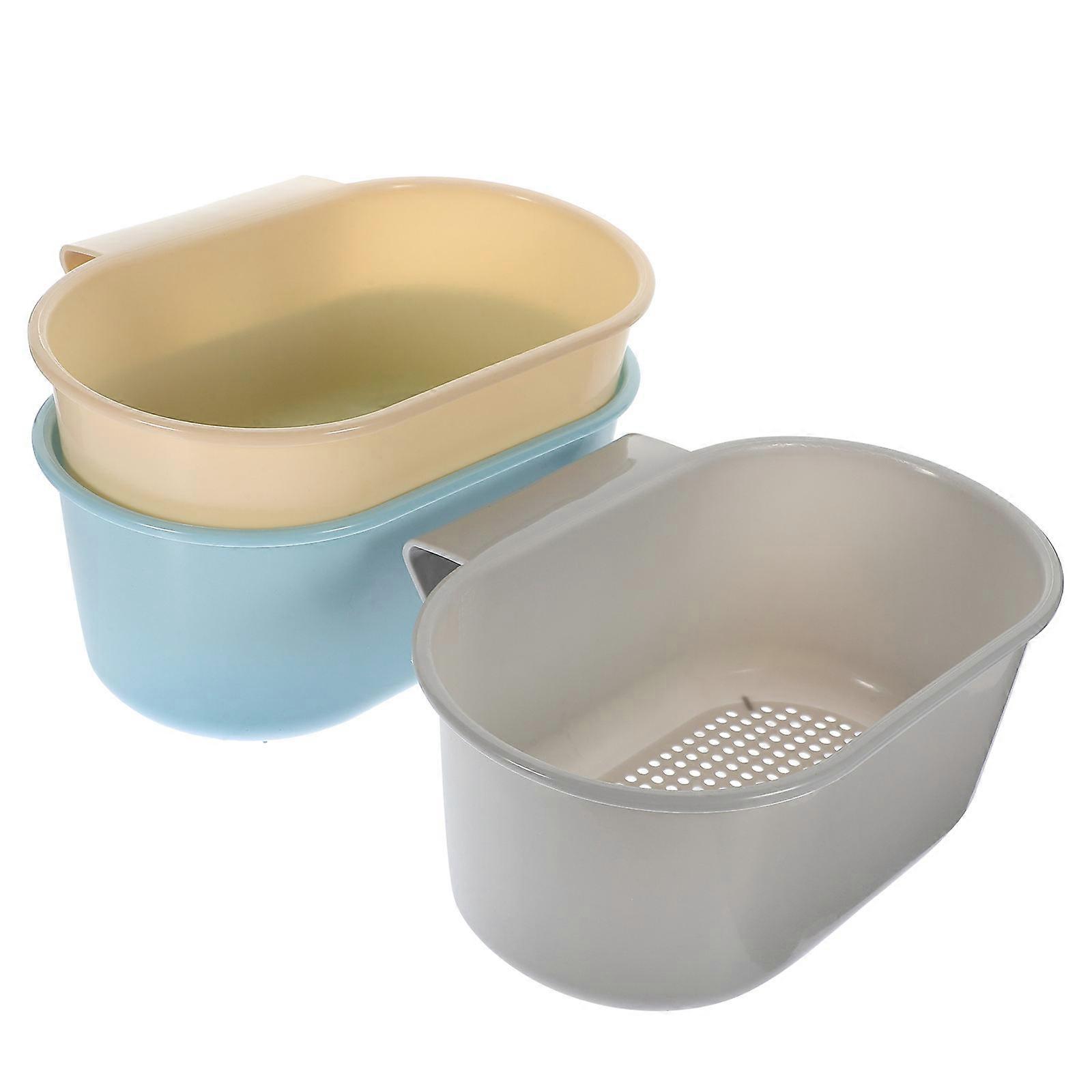 Kitchen Sink Drain Basket for Vegetables 6Pcs Assorted Color Stand