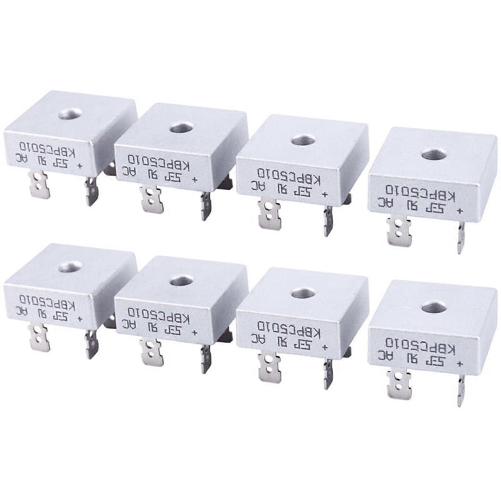 8X 50A 1000V Metal Case Single Phases Diode Bridge Rectifier KBPC5010