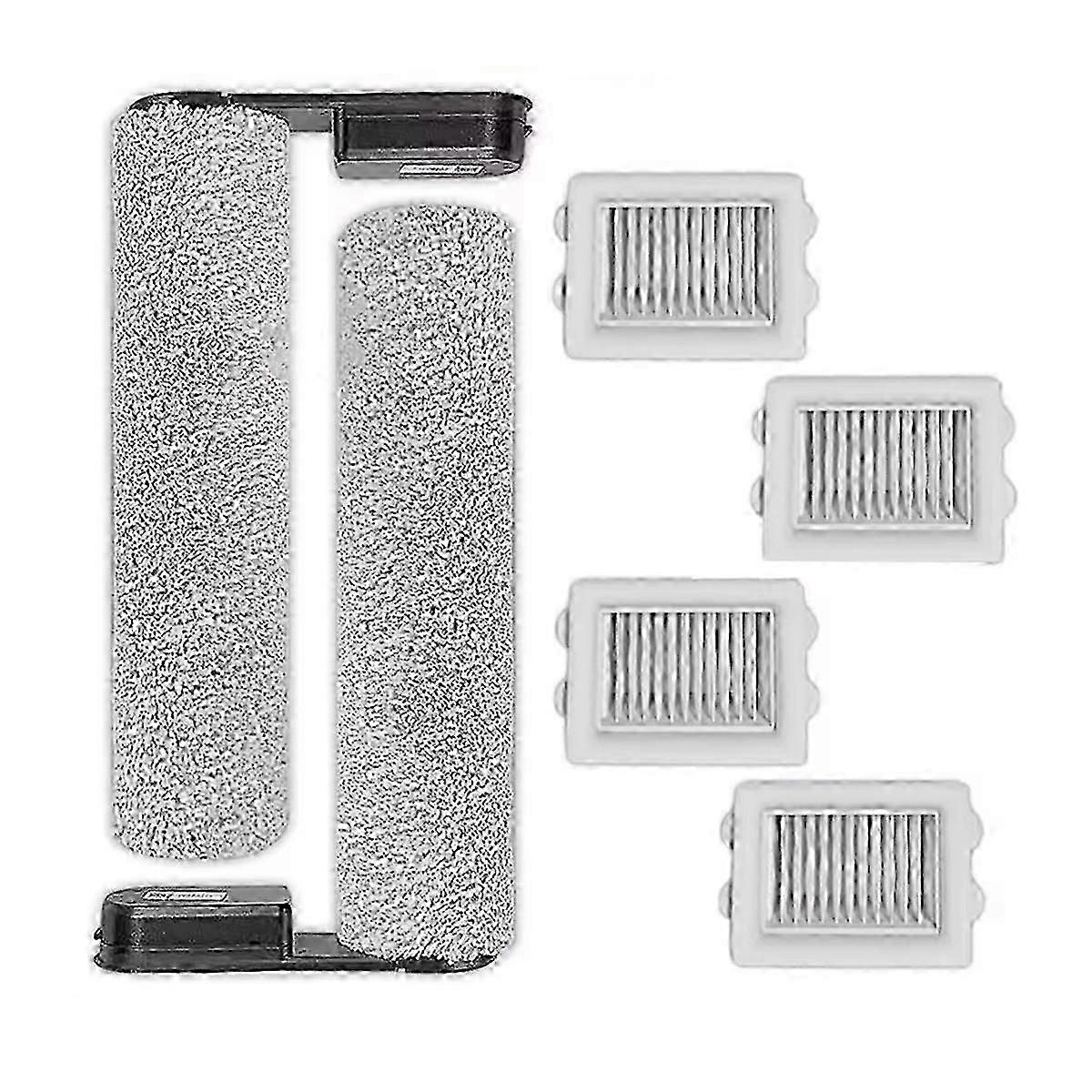 Original 2x Main Roller Brush 4x Filter Antibacterial Roller Brush for Roborock Flexi Lite Floor Scr YY
