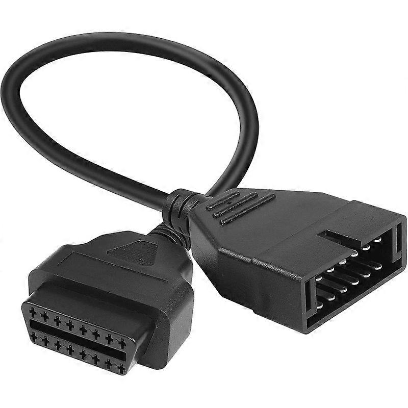 OBD1 to OBD2 Adapter Cable Compatible with GM 12-Pin to 16-Pin Connector (40cm)