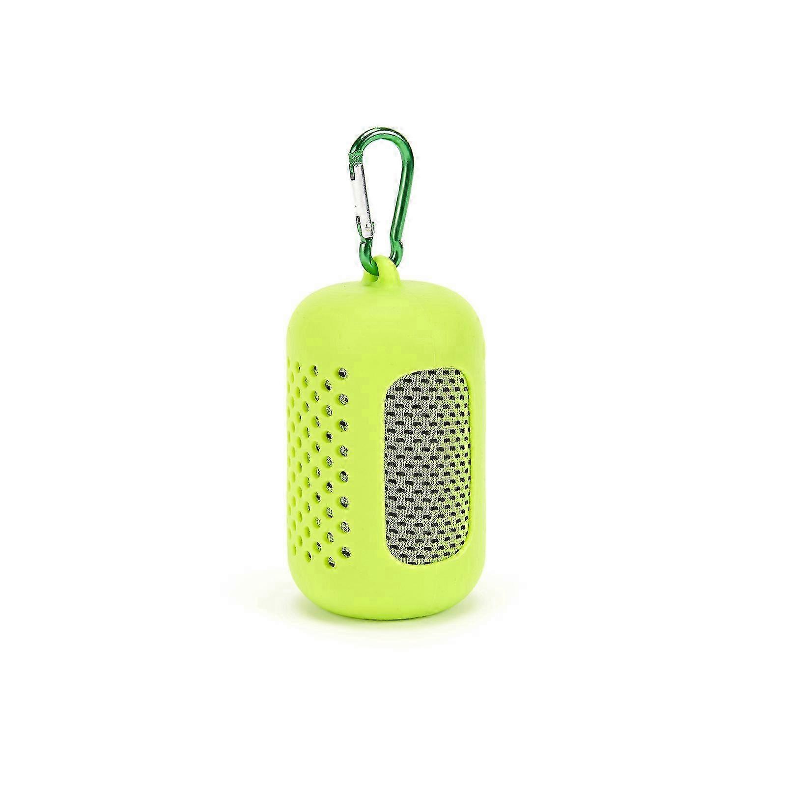 Ice Towel Quick Drying Cooling Towel Yoga Towel Breathable Chilly Towel Gym Towel with Storage Box for Running Workout Green 26s