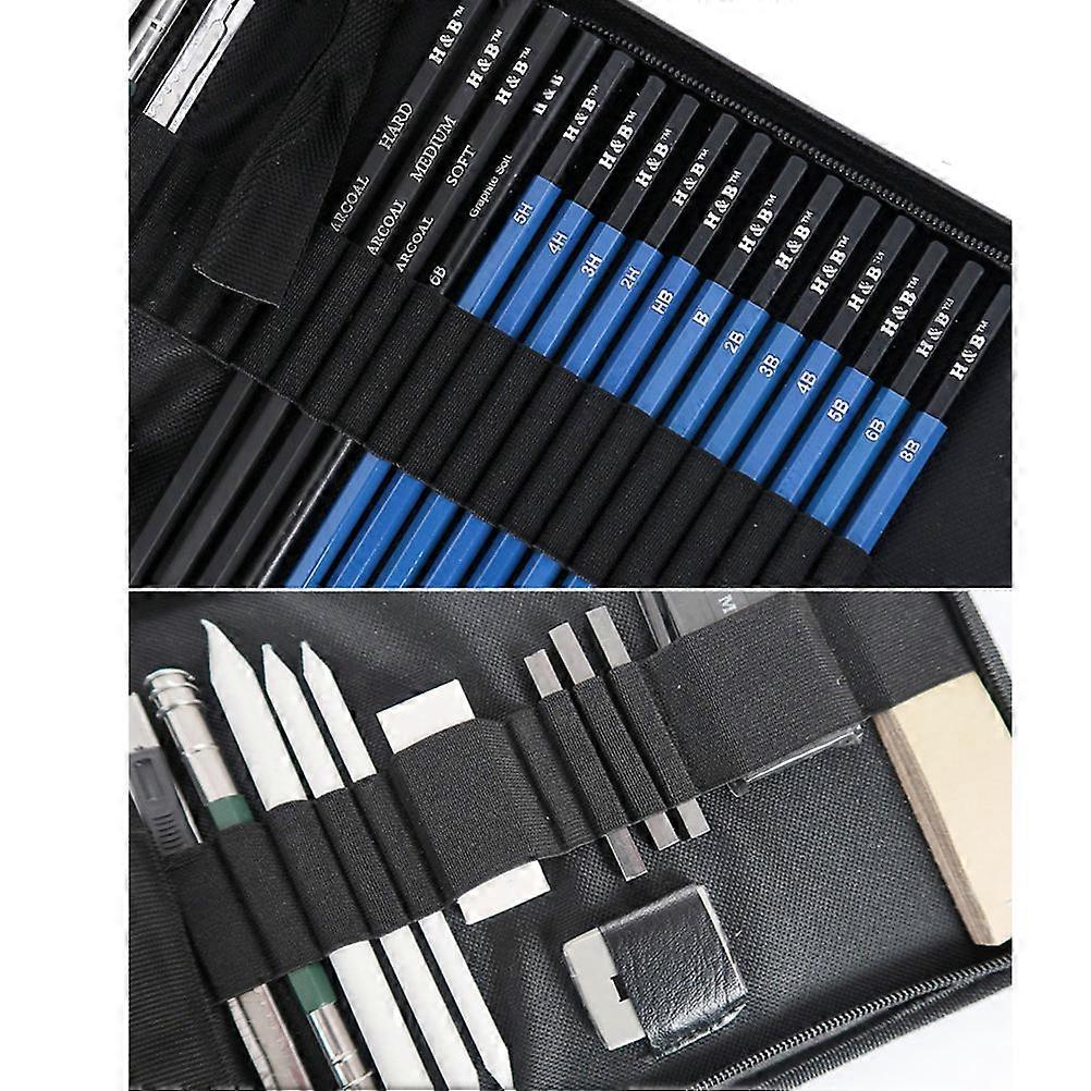 Art Painting Tools Pencil Set for Drawing 64Pcs Sketch Suit with Assorted Colors