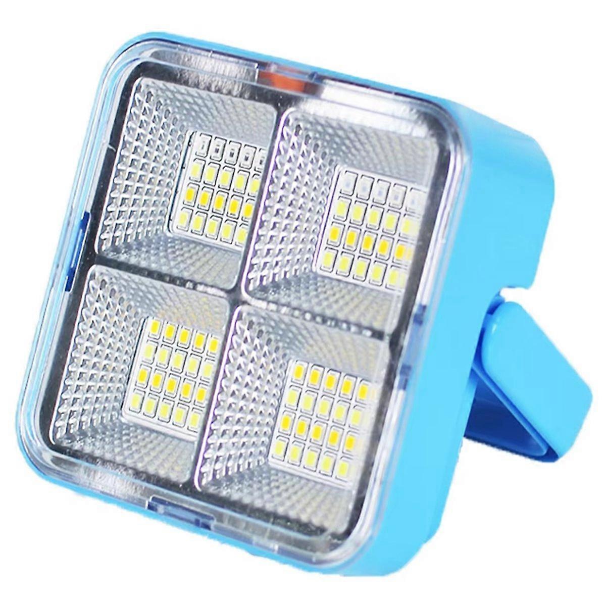 Rechargeable Solar LED Spotlight - USB Outdoor Floodlight, Powerful Projector Construction Lamp for 